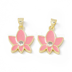 Rack Plating Brass Enamel Pendants&nbsp;KK-B065-05
