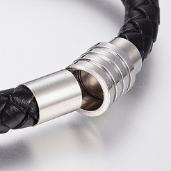 Braided Leather Cord Bracelets&nbsp;BJEW-H560-23