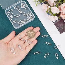 36Pcs Brass Clip-on Earring Converters Findings&nbsp;KK-SP0001-10S