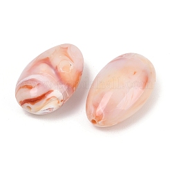 Two Tone Opaque Acrylic Imitation Gemstone Beads&nbsp;OACR-T033-10A