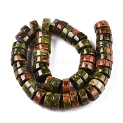 Natural Unakite Beads Strands&nbsp;G-T138-51