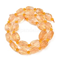 Heated Natural Citrine Beads Strands&nbsp;G-Z147-B01-03