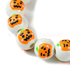 Handmade Porcelain Beads Strands&nbsp;PORC-A025-01E