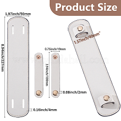 PU Leather Shoulder Strap Pads&nbsp;DIY-WH20001-32B