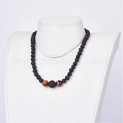 Natural Gemstone Beaded Necklaces&nbsp;NJEW-JN01940