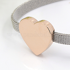 Ion Plating(IP) Fashionable 304 Stainless Steel Bracelets&nbsp;LS-BJEW-J038-47RG