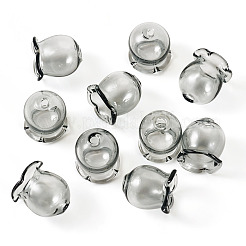 10Pcs Glass Bead Caps for Wind Chimes Making&nbsp;GLAA-BY0001-05A