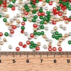 4 Colors 8/0 Christmas MIYUKI Round Rocailles Seed Beads&nbsp;SEED-X0058-16