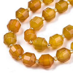 Natural Agate Beads Strands&nbsp;G-T131-82B-14
