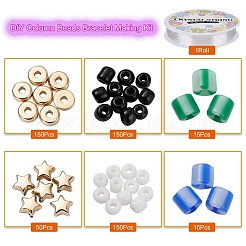 DIY Column Beads Bracelet Making Kit&nbsp;DIY-YW0004-78