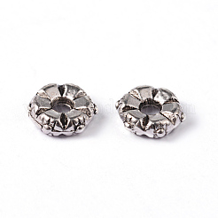 Tibetan Style Alloy Spacer Beads&nbsp;TIBEB-S039-014AS-RS