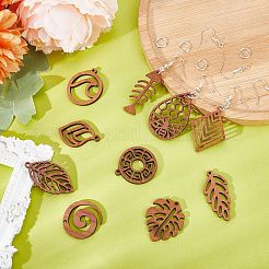 DIY Hollow Out Dangle Earring Making Kit&nbsp;DIY-SC0021-41
