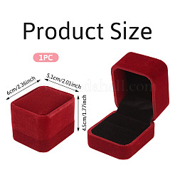 Velvet Ring Boxes&nbsp;CON-TAC0006-10C