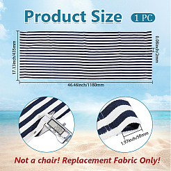 1Pc Stripe Polyester Chair Replacement Fabric&nbsp;AJEW-GF0014-50G