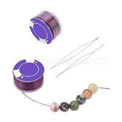 2 Rolls Special Coated Polyester Beading Threads&nbsp;OCOR-NB0002-06F