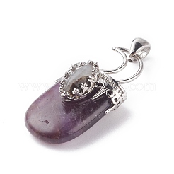 Natural & Synthetic Mixed Stone Pendants&nbsp;G-F639-09-P