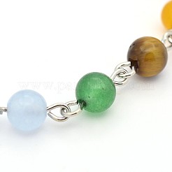 Trendy Gemstone Beaded Bracelets&nbsp;BJEW-F140-01