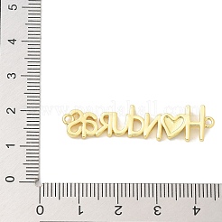 Brass Enamel Word Honduras Connector Charms&nbsp;KK-K293-39G