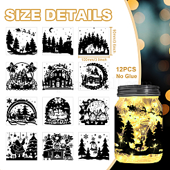 PVC Silhouette Paper&nbsp;AJEW-WH0345-0055