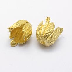 Brass Bead Caps&nbsp;KK-F721-117C-RS