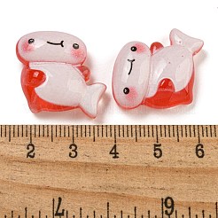 Ice Ocean Theme Opaque Resin Cabochons&nbsp;CRES-D040-02D