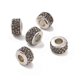 Platinum Color Core CCB Plastic European Bead&nbsp;FIND-H044-01B-P