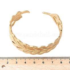 304 Stainless Steel Cuff Bangles for Women&nbsp;LS-BJEW-U032-21G