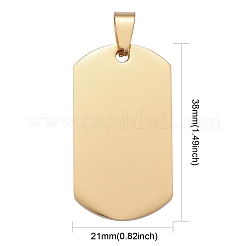 304 Stainless Steel Big Pendants&nbsp;STAS-I140-19F-G