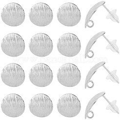 20Pcs Brass Ear Stud Findings&nbsp;KK-BBC0002-60P
