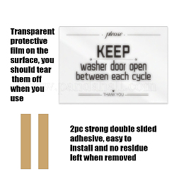 Acrylic Blank Table Signs&nbsp;AJEW-WH0476-001