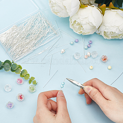 500Pcs Brass Flat Head Pins&nbsp;KK-SC0004-46