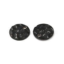 304 Stainless Steel Textured Disc Charms&nbsp;STAS-Q336-11B-B