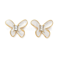 304 Stainless Steel Butterfly Stud Earrings&nbsp;EJEW-S268-01G-B