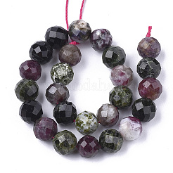 Natural Multicolor Tourmaline Beads Strands&nbsp;X-G-S345-4mm-001