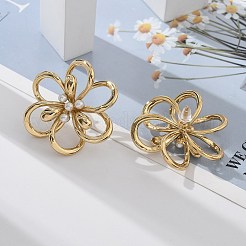 304 Stainless Steel Stud Earrings&nbsp;EJEW-Z084-05G-01