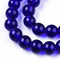 Transparent Glass Beads Strands&nbsp;GLAA-T032-T6mm-15