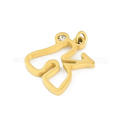 304 Stainless Steel Pendants&nbsp;LS-STAS-R137-01G-K