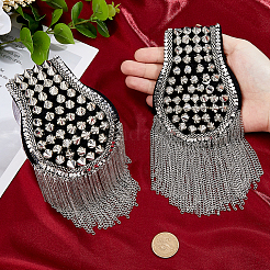 2Pcs Fashionable Tassel Epaulettes&nbsp;AJEW-FH0006-02P