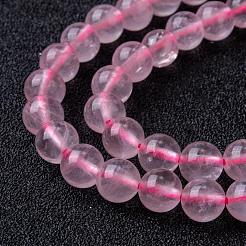 Natural Rose Quartz Bead Strands&nbsp;G-R173-6mm-04
