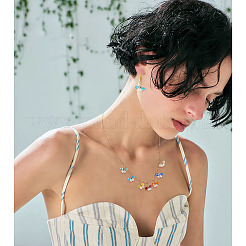 20Pcs 10Colors Glass Beaded Pendants&nbsp;FIND-TA0009-21