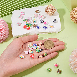 39Pcs 13 Colors Handmade Polymer Clay Charms&nbsp;CLAY-TA0001-91