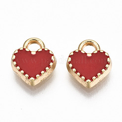 Alloy Enamel Charms&nbsp;ENAM-S126-015C-RS