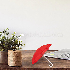 10Pcs 10 Colors Mini Polyester Doll Umbrella&nbsp;AJEW-GO0001-93