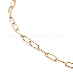 304 Stainless Steel Paperclip Chains Bracelet for Women&nbsp;BJEW-JB08325