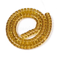 Transparent Glass Beads Strands&nbsp;GLAA-N026-4x8mm-T07