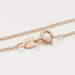 925 Sterling Silver Rolo Chain Necklaces&nbsp;STER-M086-21A