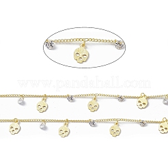 Handmade Brass Curb Chains&nbsp;CHC-F015-10G