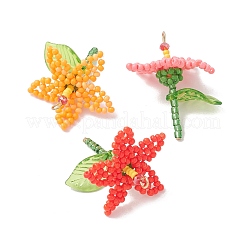 Glass Seed Beaded Pendants&nbsp;PALLOY-MZ01283