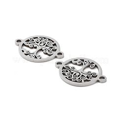 Tarnish Resistant 201 Stainless Steel Connector Charms&nbsp;STAS-A090-17P