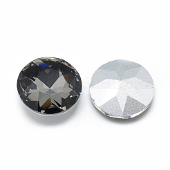 Pointed Back Glass Rhinestone Cabochons&nbsp;RGLA-T029-8mm-07